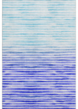 Addison Premium Washable Mayfield AMF187 Blue 9' x 12' Rug