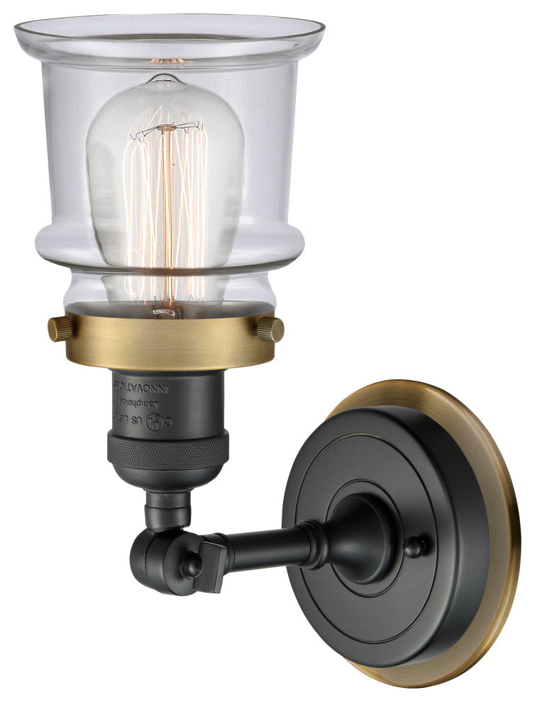 INNOVATIONS LIGHTING 203BK-BPBB-HRBB-G182S 1 Light Mixed Metals Sconce