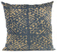 Plutus Blue Diamonds Luxury Throw Pillow, 20"x26"