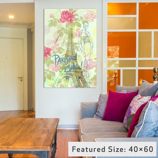 "Parisian Chic Gallery" by 5by5collective, 18x12x1.5"