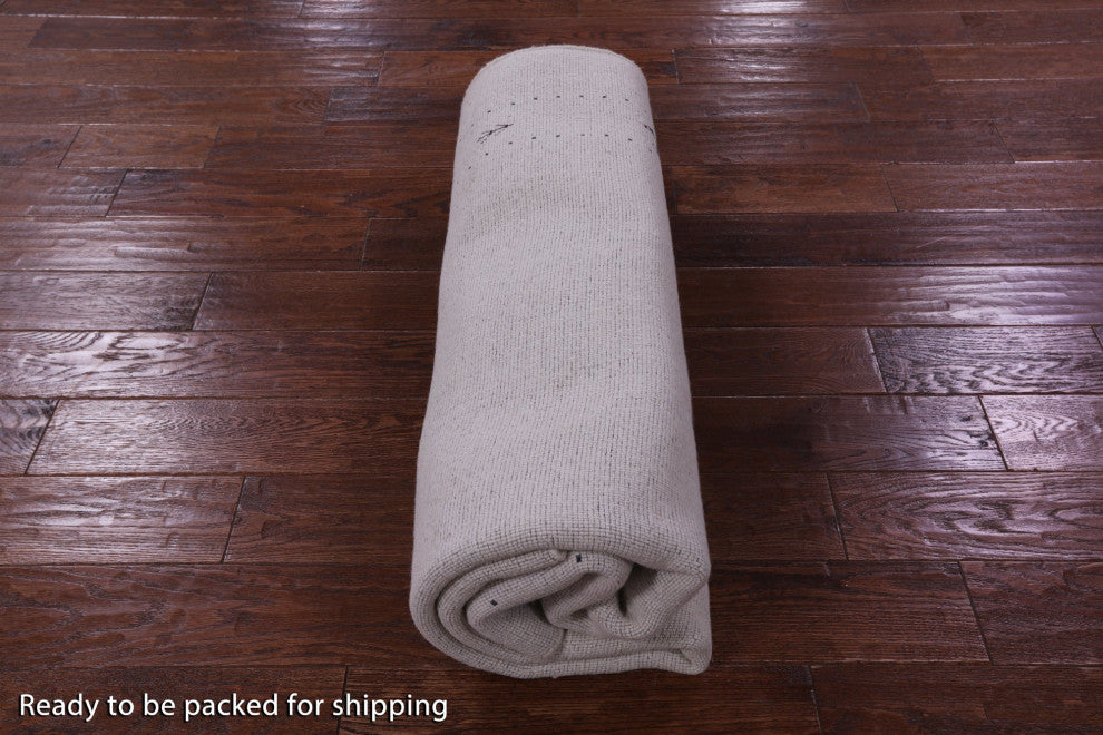 6' Square Persian Gabbeh Handmade Wool Rug - Q15235