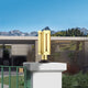Livex Lighting Utrecht 1 Light Satin Brass Medium Outdoor Post Top Lantern