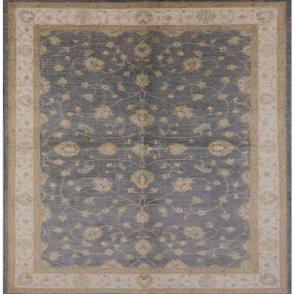 Ahgly Company Indoor Square Mid-Century Modern Area Rugs, 5' Square
