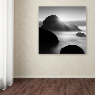 "Long Sunset at Indian Beach" Canvas Art by Moises Levy