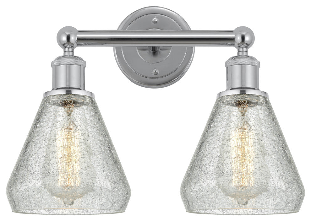 Innovations 616-2W-PC-G275 Conesus 2 Light Bath Vanity Light, Polished Chrome