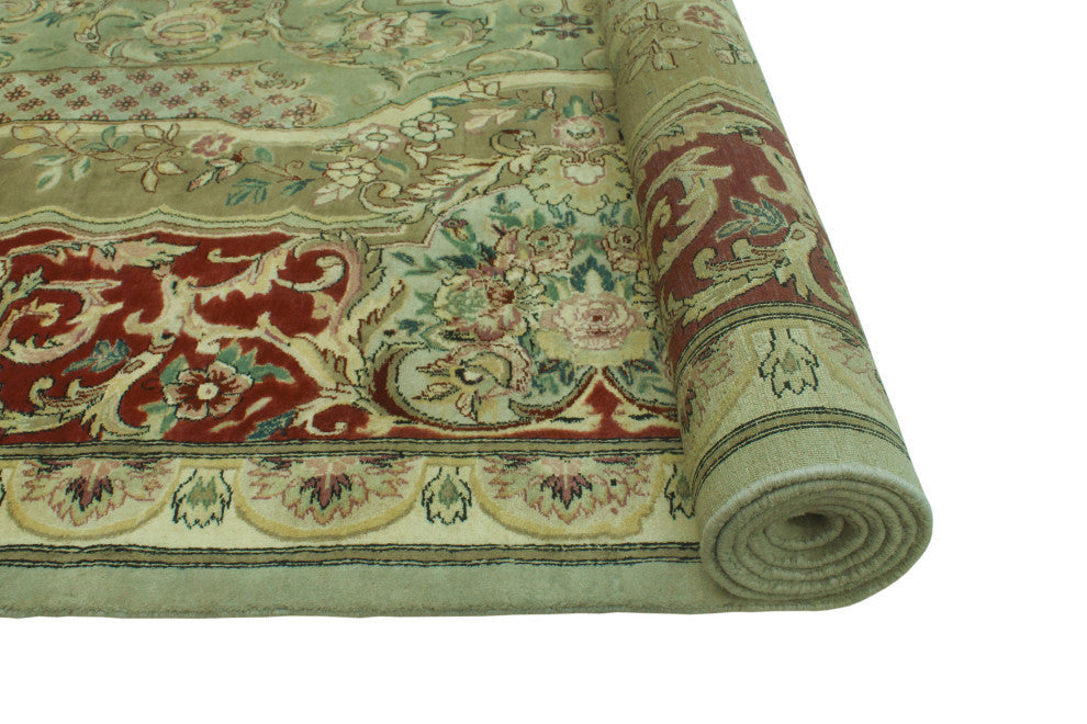 Pak-Persian Dominick Gray/Burgundy Rug, 8'1x9'11