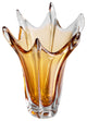 Handblown Glass Modern Vase, Eichholtz Sutter, Yellow