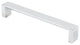 8" Modern Square Pull, Chrome
