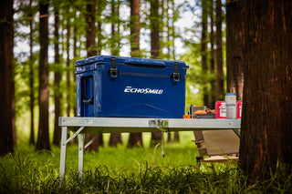 EchoSmile 30 qt. Rotomolded Cooler, Dark Blue