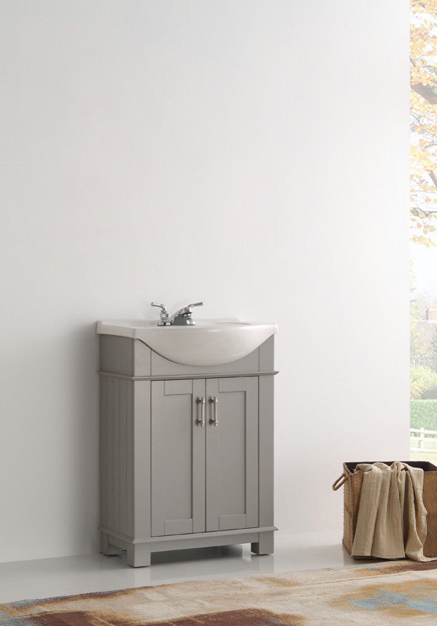 Fresca Hartford 24" Gray Traditional Bathroom Vanity