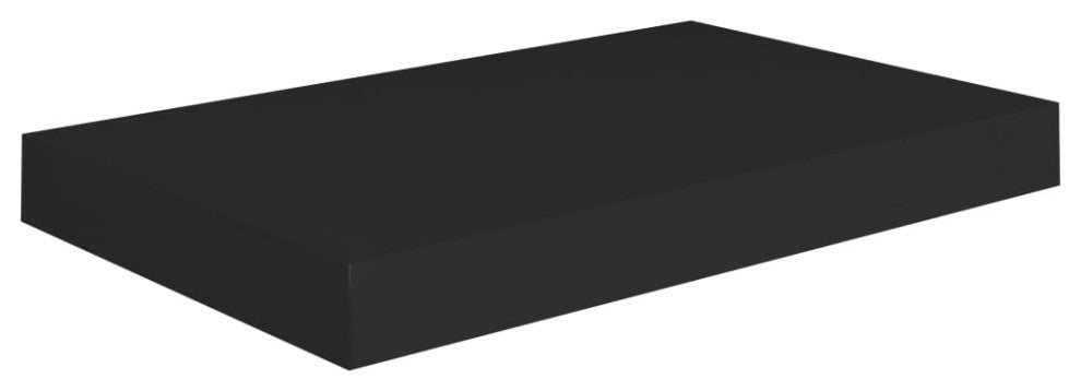 vidaXL Wall Shelf Floating Shelf Display Shelf for Book Wall Mounted Black