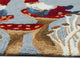 Frontporch Welcome Gnome Indoor/Outdoor Rug Blue 2'x3'