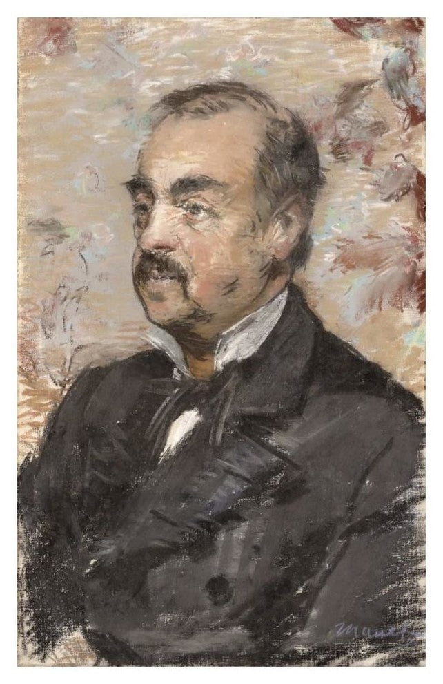 "Portrait of Julien de la Rochenoire" Print by Edouard Manet, 30"x46"