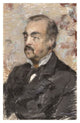 "Portrait of Julien de la Rochenoire" Print by Edouard Manet, 30"x46"