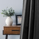Portland Crushed Taffeta Tailored Panel, Black, 48" X 63"