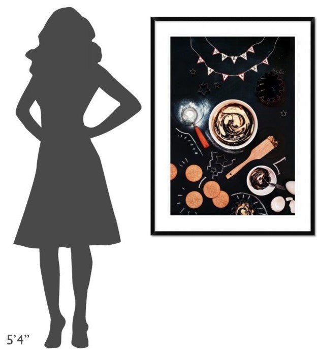 "Sweet Galaxy" Framed Digital Print by Dina Belenko, 33x44"