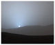 "Martian Sunset in Gale Crater, April 15, 2015" Print by Curiosity, 22"x18"