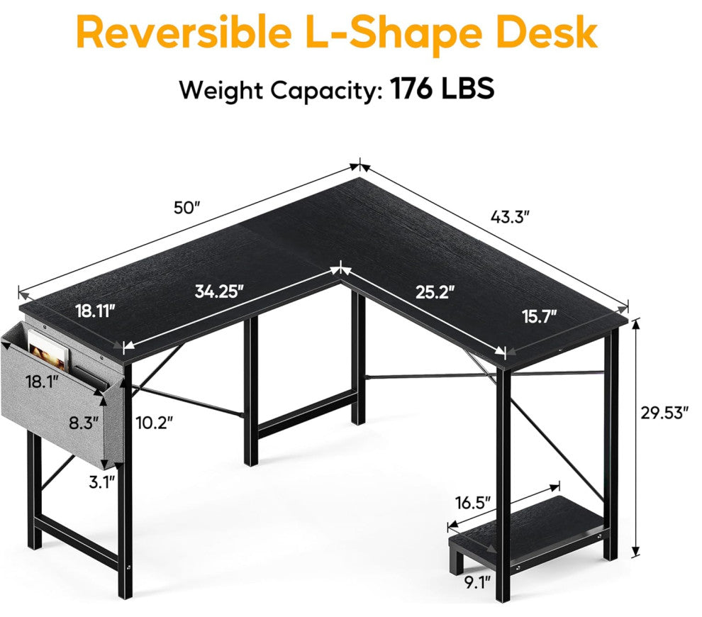 Gewnee L Shaped Desk
