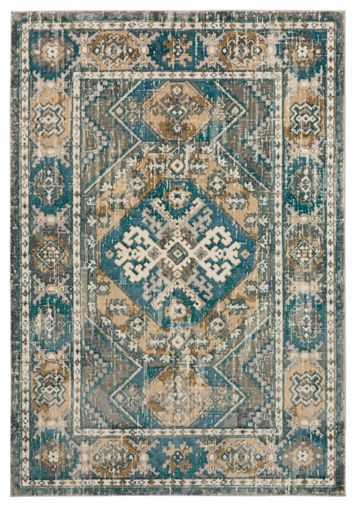 Dalyn Karma KM22 Charcoal 2'3" x 7'5" Runner Rug