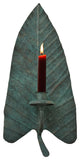 7 Wide Arum Leaf Wall Mount Candle Holder