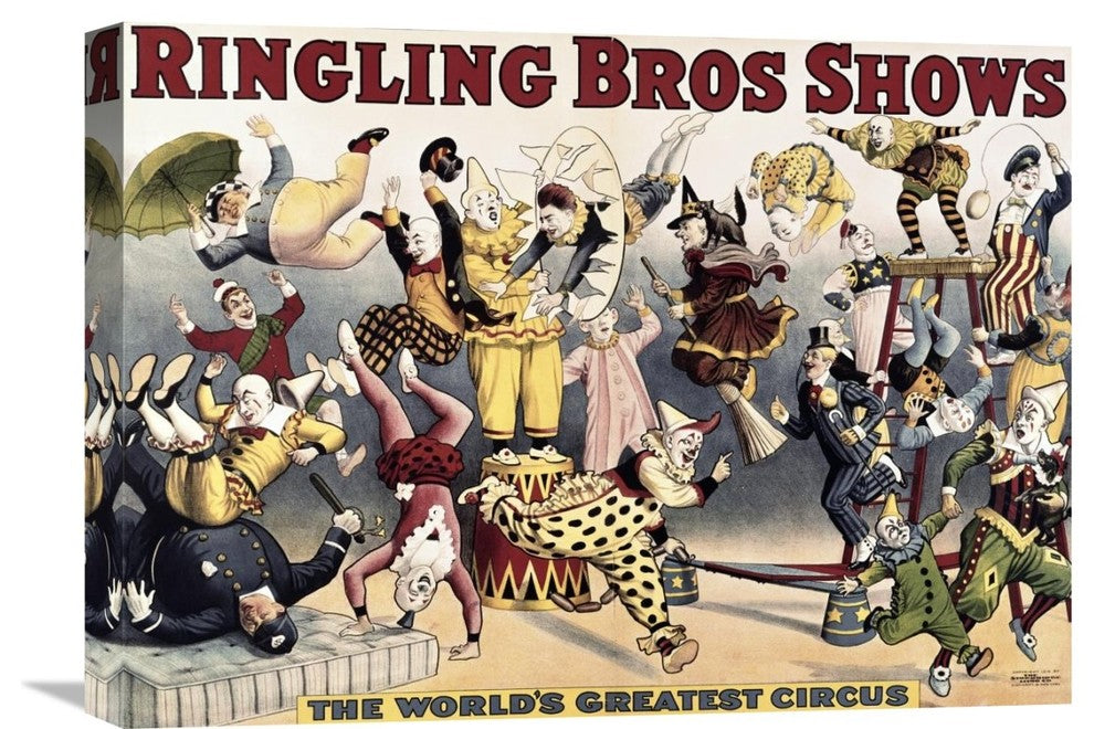 "Ringling Bros" Artwork, 22"x16"