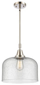 Innovations Lighting 447-1S-PN-G74-L Bell 1 Light 12" Mini Pendant