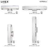 Livex Lighting Polished Chrome LED Light ADA Bath Vanity