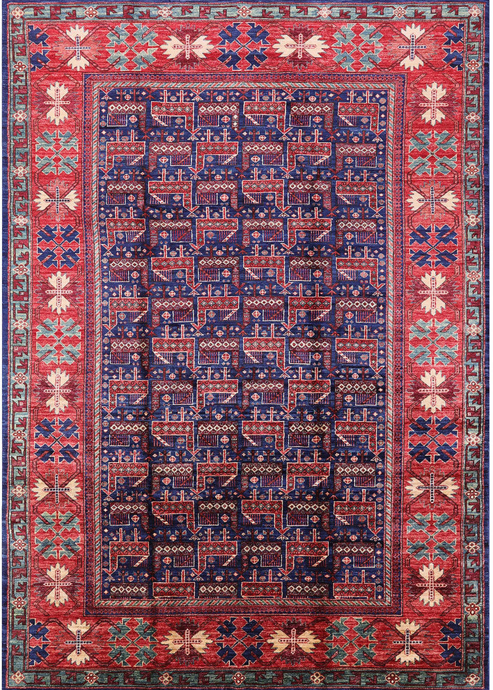 Ahgly Company Indoor Rectangle Mid-Century Modern Area Rugs, 7' x 10'