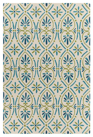 Terra Area Rug, Blue and Green, 7'9"x10'6"