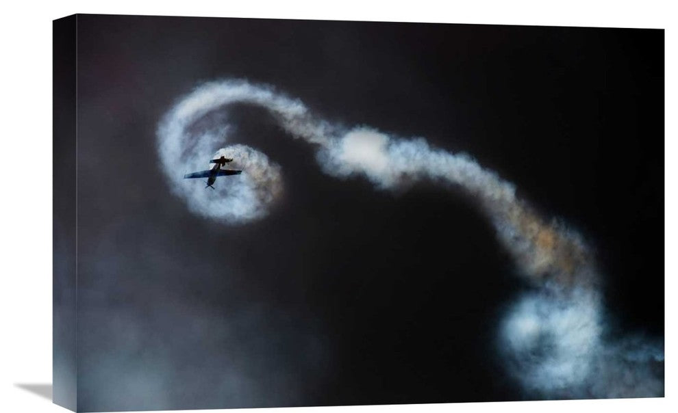 "Looping" Stretched Canvas Giclee by Ionut Harag, 22x15"