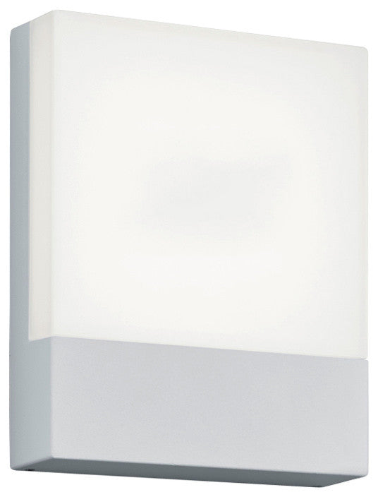 Pecos LED Outdoor Wall Sconce, White