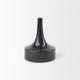 Burton 8.3H Small Glossy Black Ceramic Jug Vase