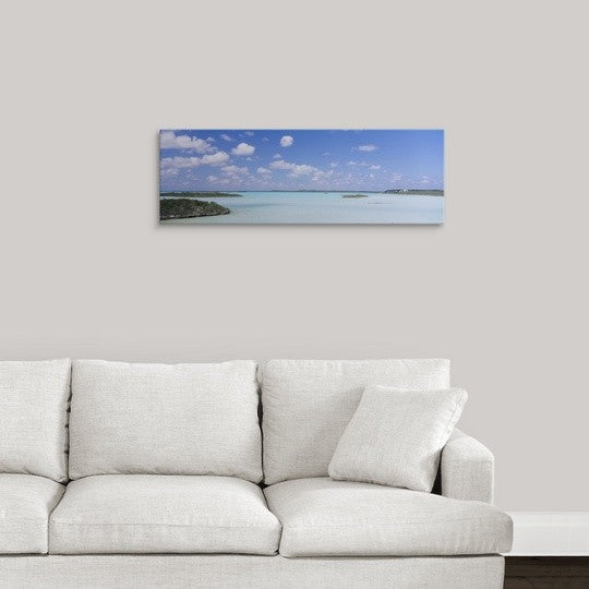 "Chalk Sound Providenciales Turks & Caicos " Canvas Art, 36"x12"x1.25"