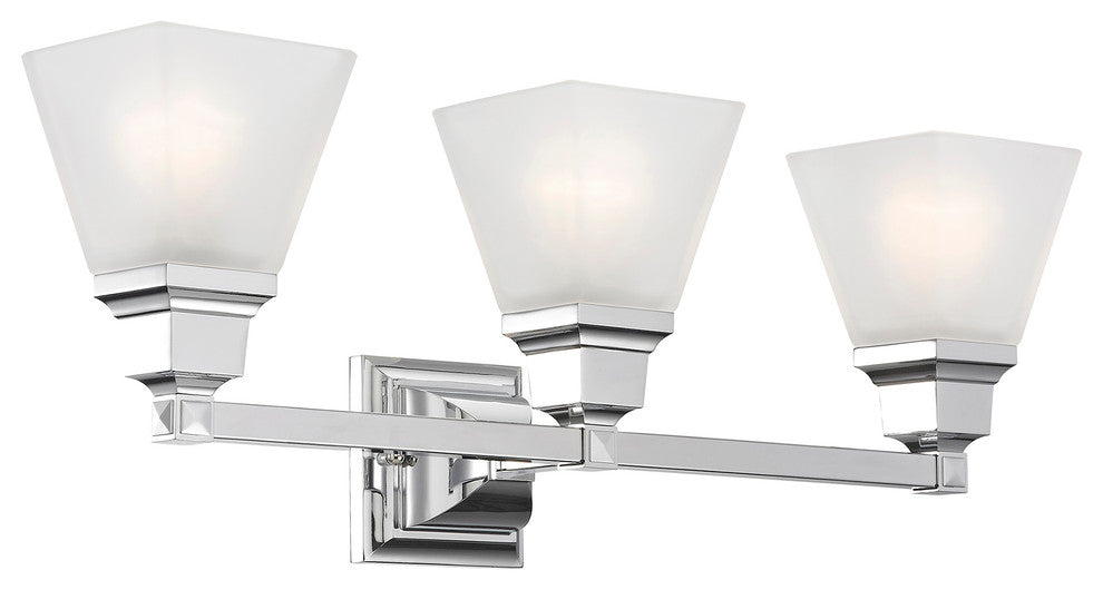 Mission Bath Light, Chrome