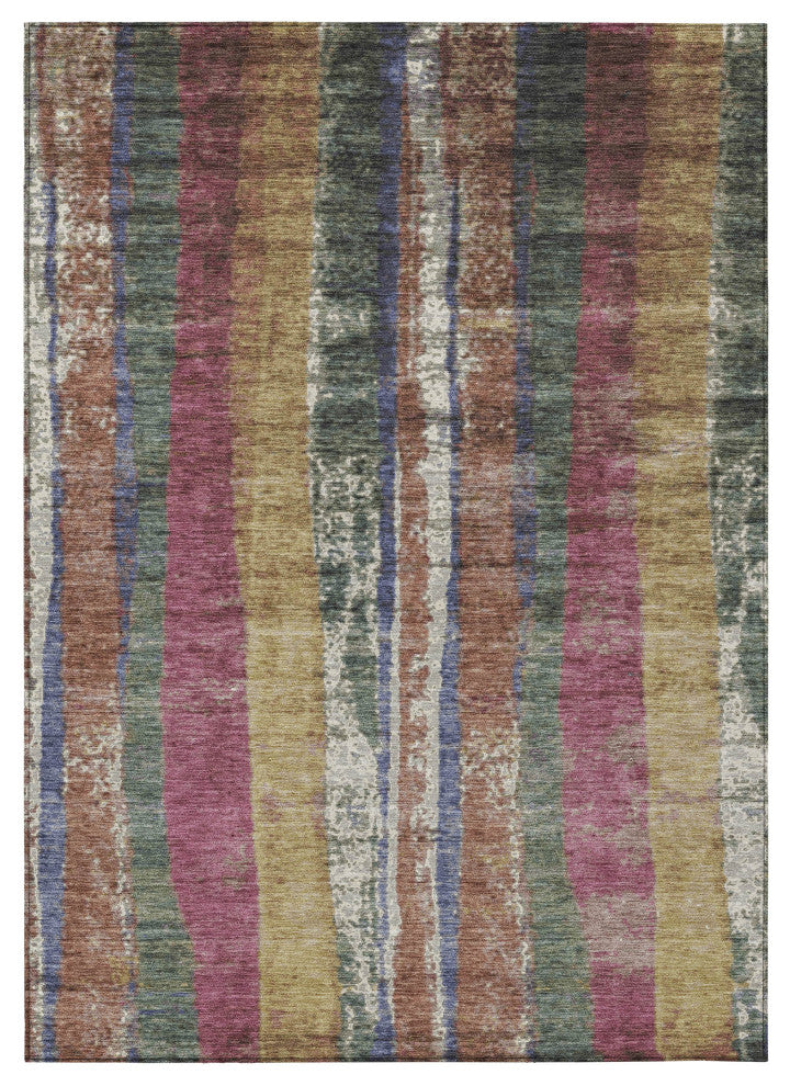Machine Washable Indoor/Outdoor Chantille ACN1910 Blush 9' x 12' Rug