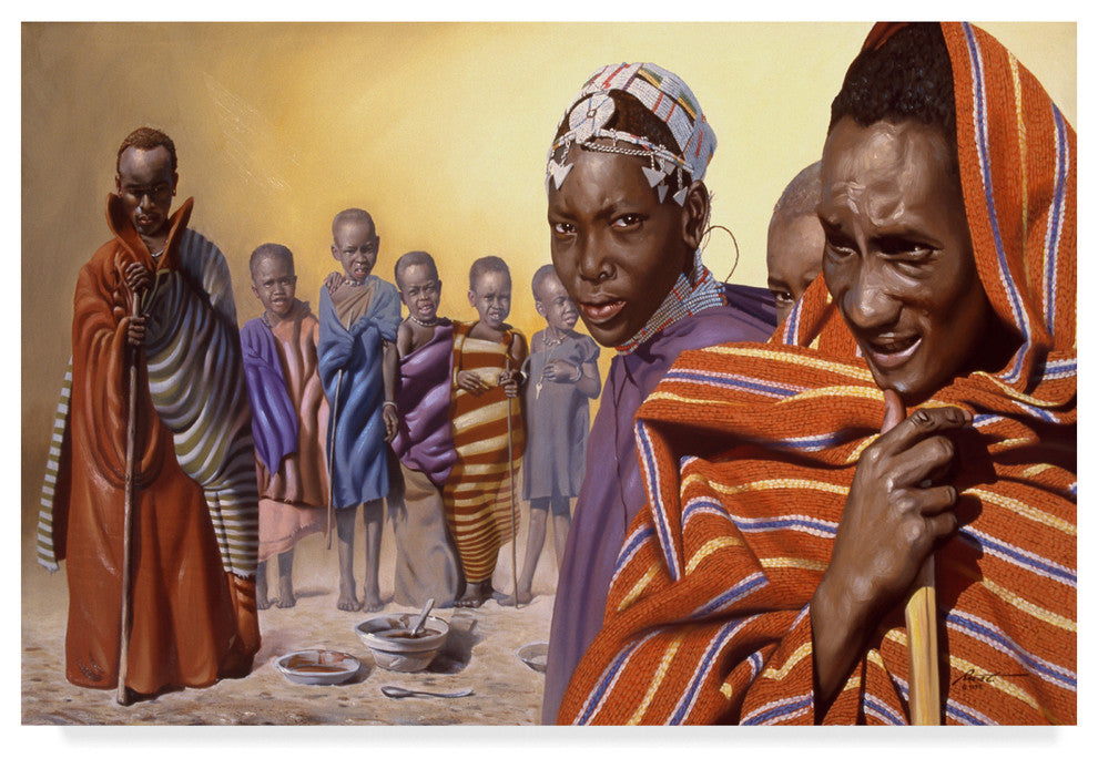 "Africa Ten" by D. Rusty Rust, Canvas Art