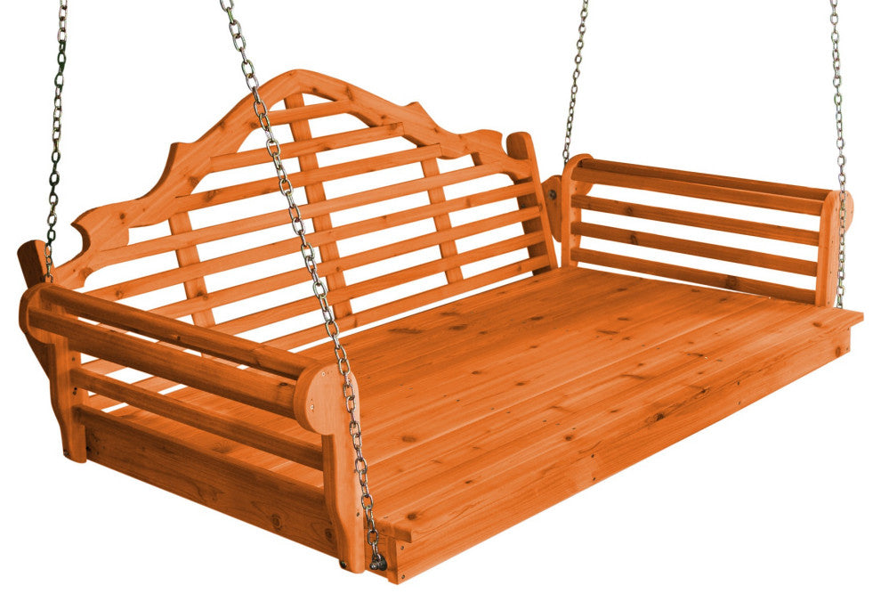 Cedar Marlboro Swingbed, Cedar Stain, 5 Foot