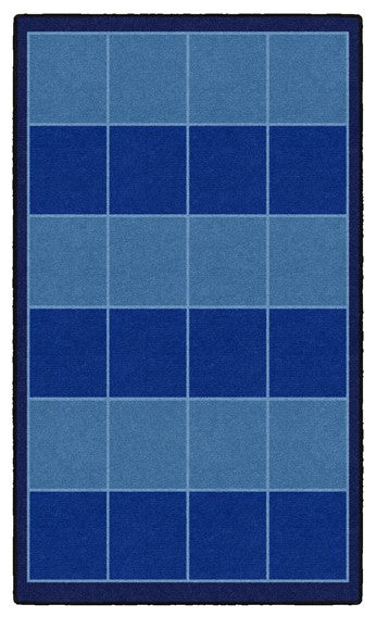 Flagship Carpets CW1201-28FS My Graphing Sorting Blue/Blue Vertical