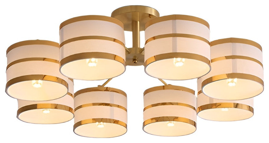 Inarzo | Post-Modern LED Chandelier For Bedroom, Study, Dining Room, 8 Heads