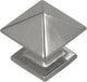 1 In. Square Studio Collection Bright Nickel Cabinet Knob, BPP3014-14