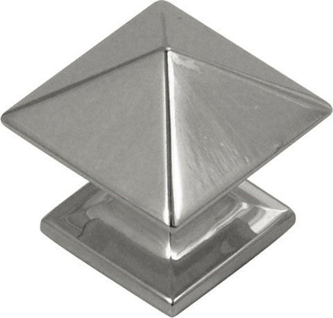 1 In. Square Studio Collection Bright Nickel Cabinet Knob, BPP3014-14