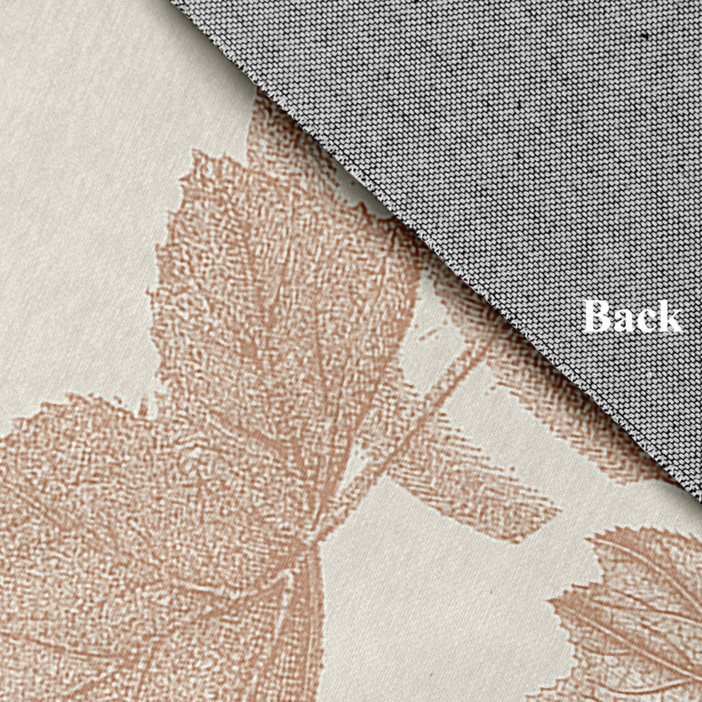 Stagecoach Fall Design Chenille Area Rug, Brown, 5' Round