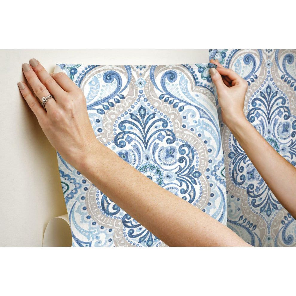Bohemian Damask Peel & Stick Wallpaper