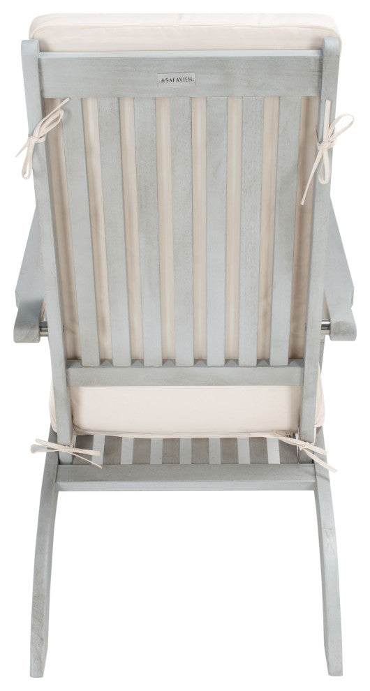 Safavieh Palmdale Outdoor Lounge Chair, Grey/Beige