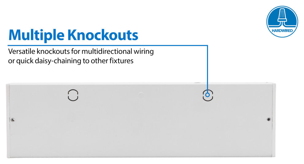 NUC-5 Series Selectable LED Under Cabinet Light, White, 12.5