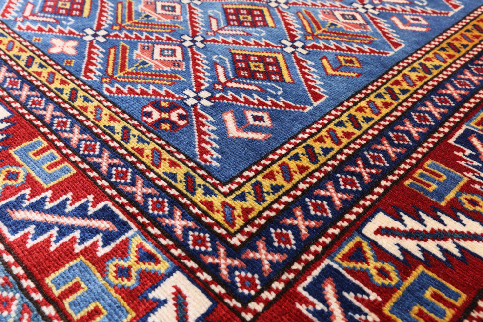 Shirvan Hand Knotted Wool Rug 4' 4" X 5' 10" Q6775