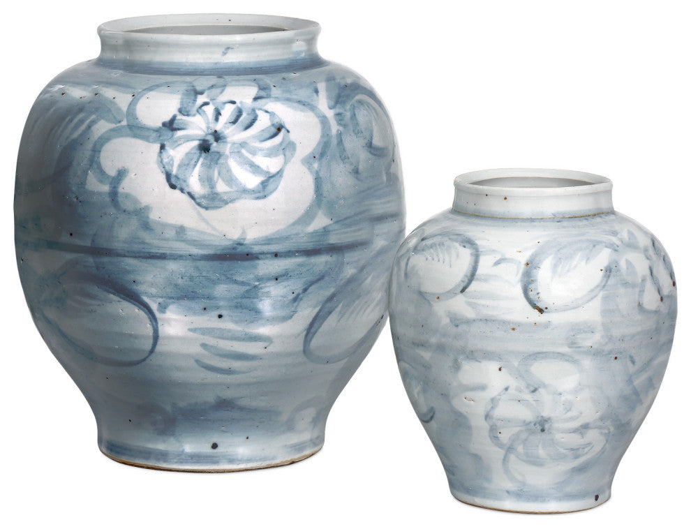 Ming-Style Countryside Large Preserve Pot