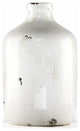 Distressed Crackle White Vase