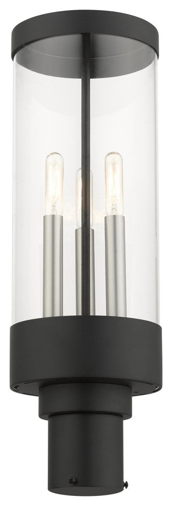 Textured Black Nautical, Moder, Industrial, Urban Outdoor Post Top Lantern