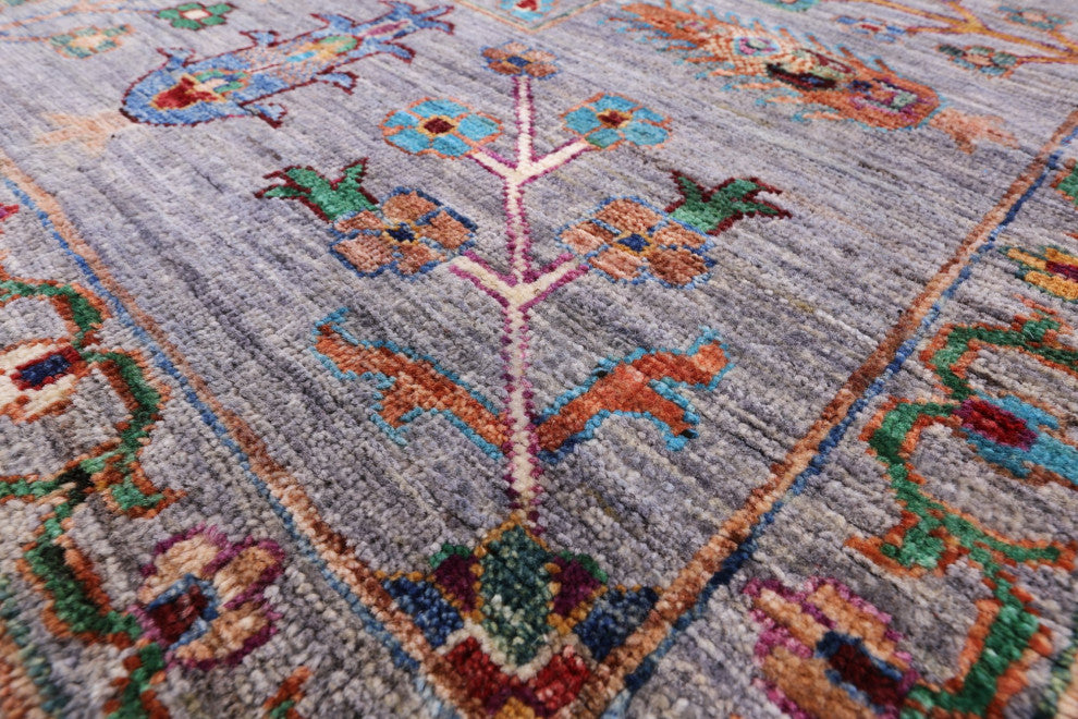 9' 1" X 12' 3" Handmade Persian Tabriz Rug - Q12528